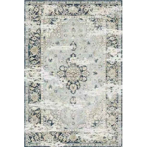 Tapete Decorativo Biscotti Lead 160 x 230 cm - Alfombra Grande Saffron Looms
