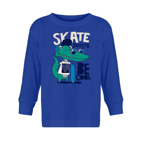 Cool Crocodile Skater Long Sleeve Toddler -Image by Shutterstock,  2 Toddler