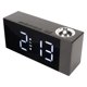 thumbnail image 4 of Reloj despertador digital de proyección Rotación de 180 grados Brillo Carga USB ajustable Reloj despertador LED para oficina Dormitorio Luz blanca, 4 of 5
