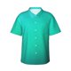 thumbnail image 1 of Fotbe Turquoise Light Blue Camisa Hawaiana para Hombre Unisex – Camisa Casual de Verano con Botones de Manga Corta de Algodón y Lino,Small, 1 of 7