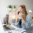 thumbnail image 6 of Ochapa Cat Gifts for Women 12oz Tumbler Stainless Steel, Birthday Thank You Gifts For Cat Lover, Her, Best Friends, Wife, Travel Coffee Mug Gifts for Girl, Motivational Gift for Pet Owner, 6 of 7