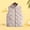 Beige, variant on Autumn and Winter Thin Vest Short Style Stand Collar Cotton Jacket Warm Vest Waistcoat Jacket