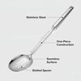 thumbnail image 3 of FONTEME 14-Inch Stainless Steel Piano Wire Whip | Stainless Steel Fish Spatula, Medium, with Wooden Handle., 3 of 6
