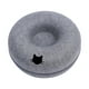 thumbnail image 4 of Cueva para gatos para varios gatos, cuevas para gatos de interior, cama tipo túnel para gatos, cama para gatos con forma de donut desmontable y lavabl Azul oscuro 50cm Salvador Cueva del gato de fieltro, 4 of 10