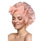 thumbnail image 1 of Satin Hair Bonnet for Women Adjustable Strap AntiFrizz Sleep Cap for Curly Braids Blush Pink, 1 of 4