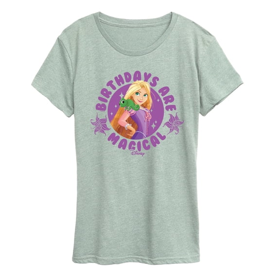 Disney - Birthdays Are Magical Rapunzel Short Sleeve Graphic T-Shirt