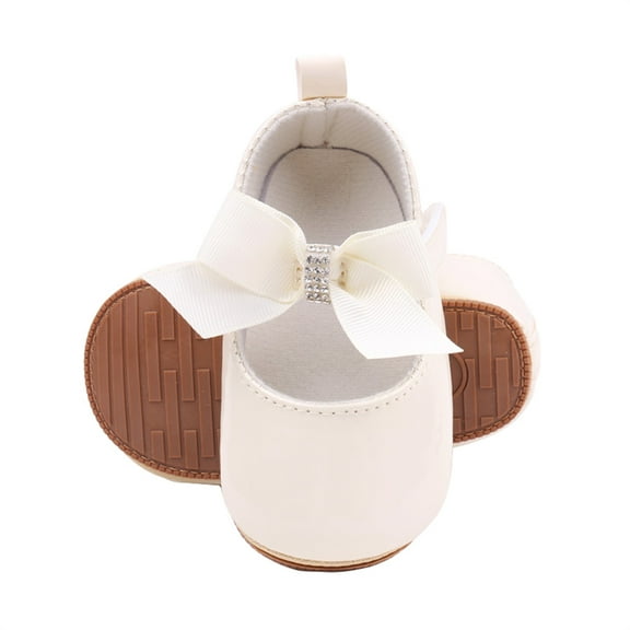 nvzhuang Baby Girls Princess Shoes  Mary Jane Flats Dress Walking Shoes for Newborn Infant Toddler