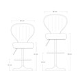 thumbnail image 2 of Sillas de Barra Acolchada con Respaldo ilios innova  Verona gris, 2 of 4