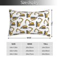 thumbnail image 2 of Pofeuu Funny Excavator Print Polyester Microfiber Plush Pillowcases, Super Soft and Cozy Pillow Case Covers with Envelop Closure（Pillow core not included）-16"x24", 2 of 6