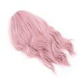 thumbnail image 2 of LC210-1 Peluca ondulada rizada de color rosa pastel Pelucas sintéticas cortas Bob Pelucas de disfraz de cosplay para mujeres, 2 of 15