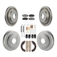 thumbnail image 1 of Transit Auto Front Rear Coated Disc Brake Rotors Semi-Metallic Pads and Drum Kit (7Pc) for Car Honda Civic KGS-101525, 1 of 11