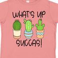thumbnail image 4 of Inktastic What's Up Succas Funny Cacti Plants Boys or Girls Toddler T-Shirt, 4 of 5