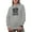 Heather Grey, variant on I'm a Running Mom, Just Like a Normal Mom Except Much Cooler, Marathon Runner, White Hooded Sweatshirt or Hoodie, 3XL