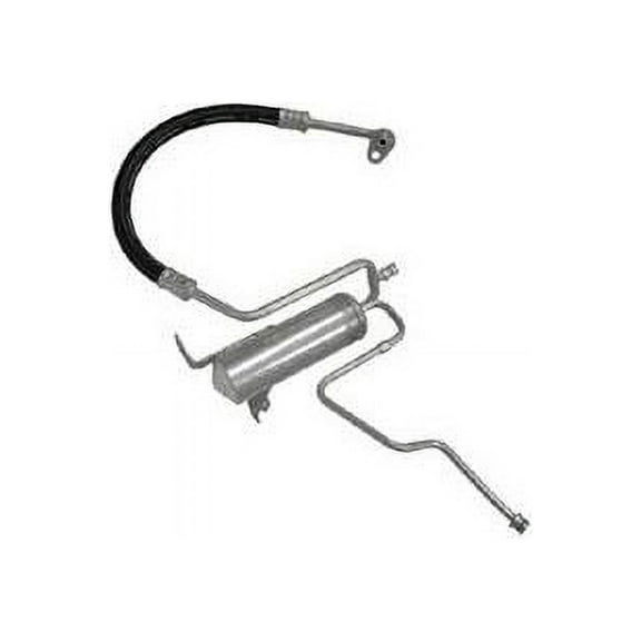 A/C Receiver Drier with Hose Assembly - Compatible with 2002 - 2004 Jeep Grand Cherokee 2003