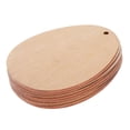thumbnail image 4 of Paquete Discos de Ovalados Piezas de Etiquetas de con Agujero para Decoración de Regalos Y Bricolaje perfecl  Adornos de madera, 4 of 7
