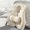 Beige, variant on Ergonomic Orthopedic Lumbar Support Pillow Adjustable Backrest Cushion for Chair Desk and Car Seat Comfort