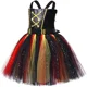 thumbnail image 5 of Disfraz de capitán pirata para niñas, vestido de tul con purpurina para fiesta de carnaval de Halloween, disfraz de pirata con tutú elegante para niñas pequeñas, 5 of 5