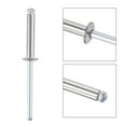 thumbnail image 3 of Unique Bargains 4mm Diameter 20mm Grip Length Silver Tone 304 Stainless Steel Blind Rivets 25 Pack, 3 of 4
