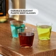 thumbnail image 4 of 2 OZ 500 Pack Plastic Shot Glasses, Disposable Cups,  Tasting Cups, Small Plastic Tumbler for ,  Tasting,  Samples,  for Halloween, Thanksgiving, Christmas, 4 of 6