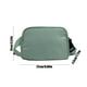 thumbnail image 3 of Bolsa de pecho impermeable de nailon verde para cruzar el cuerpo para hombres y mujeres, bolso de mensajero todo combinado para deportes al aire libre corriendo cinturón de cadera, 3 of 6