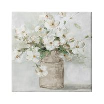 Stupell Industries Lady's Smock Floral Bouquet Rustic Milk Tin Blooming, 36 x 36, Design by Sally Swatland