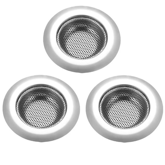 3 Pcs Stainless Steel Kitchen Sink Strainer for Most Kitchen Sink Drain Basket Upgraded Safe Design