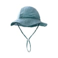thumbnail image 2 of YOUYEDIAN Muslin Baby Sun Hat Sun Protection Baby Bucket Hat Summer Beach Hats with Wide Brim for Boys & Girls (Navy), 2 of 4