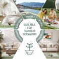 thumbnail image 6 of Spring Easter Outdoor Rug for Patio/Deck/Porch, Non-Slip Large Area Rug 4 x 6 Ft, Easter Eggs Bunny Truck Botanical Wooden Indoor Outdoor Rugs Washable Area Rugs, Reversible Camping Rug Carpet Runner, 6 of 8