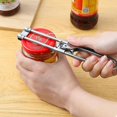 thumbnail image 2 of Abridor de tarros de acero inoxidable multifuncional ajustable, abrelatas manual, accesorios de cocina, 2 piezas, 2 of 5