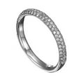 thumbnail image 2 of 1 Carat Diamond Wedding Band Wedding Ring on 10k White Gold, 2 of 3
