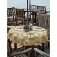thumbnail image 2 of Outdoor Tablecloth with Umbrella Hole for Patio/Picnic/Party/Camping, Vintage Palm Trees Waterproof Table Cloth Round Cover Washable, Summer Botanical Retro Watercolor (Dia 60"), 2 of 8