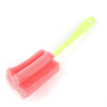 - Unique Bargains Household Plastic Handle Sponge Head Milk Bottle Cup Mug Brush Cleaning Tool