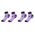 thumbnail image 1 of Eigraketly Calcetines al aire libre Mujeres Hombres Elástico Camping Senderismo Pesca Calcetines que absorben la humedad, verde y morado oscuro y M verde morado oscuro METRO 2piezas Eigraketly CBP501050, 1 of 5