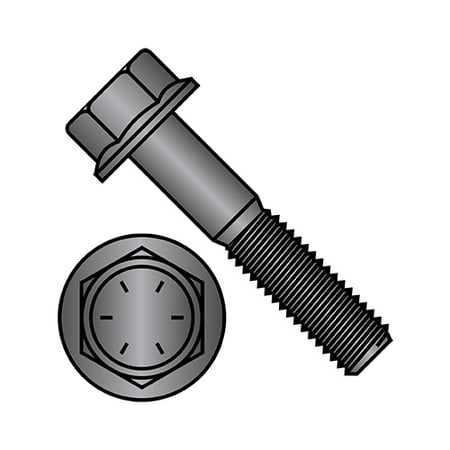 

7/16-14X1 1/4 Hex Head Flange Non Serrated Frame Bolt IFI-111 2002 Grade 8 Black Phosphate (Pack Qty 500) BC-4320BF