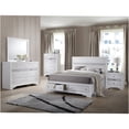 thumbnail image 7 of JERFIT White Queen Storage Bed with Drawers, Wood Platform Bed Frame with Upholstered Headboard, No Box Spring Needed, Traditional Style, 7 of 7