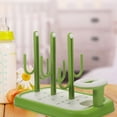 thumbnail image 3 of OULII 1Set Baby Bottle Drying Rack for Nursing Bottles and Cups in Light Green PP, 3 of 8