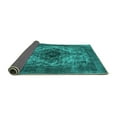 thumbnail image 2 of Ahgly Company Indoor Rectangle Oriental Turquoise Blue Industrial Area Rugs, 8' x 12', 2 of 4