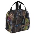 thumbnail image 2 of Lsque Scooby-Doo Print Insulated Lunch Bag with Thick Aluminum Foil Lunch Tote Bag with Front Pocket for Men and Women, Ideal for Work, School, Picnics, and Travel, 2 of 8
