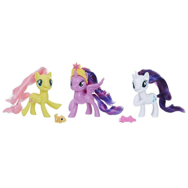 My Little Pony Toy Twilight Sparkle, Rarity & Fluttershy 3-Pack -  Walmart.com