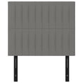 thumbnail image 2 of vidaXL Headboards 2 pcs Dark Gray 35.4"x2"x30.7"/34.6" Fabric, 2 of 70