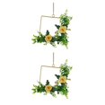 thumbnail image 4 of Yuarrent Decoraciones para bodas - Durabilidad duradera Fácil de limpiar Elegante flor artificial Bajo mantenimiento Interior o exterior champán cuadrado 2piezas, 4 of 6