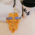 thumbnail image 1 of Llavero de muñeca travieso tímido pez gato personalidad hecho a mano diy colgante de peluche, 1 of 6