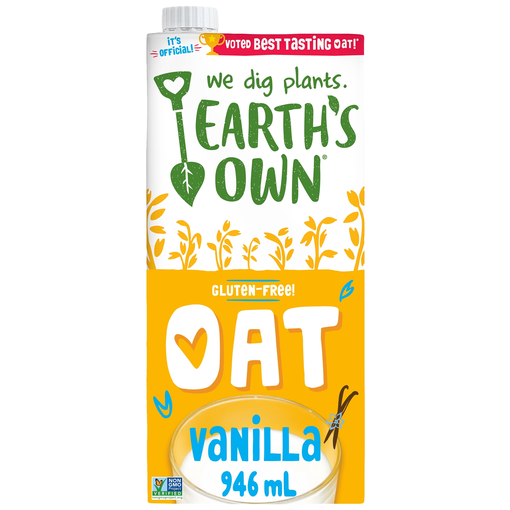 Earth's Own Gluten-Free, Vanilla Oat Milk Alternative, 946 mL