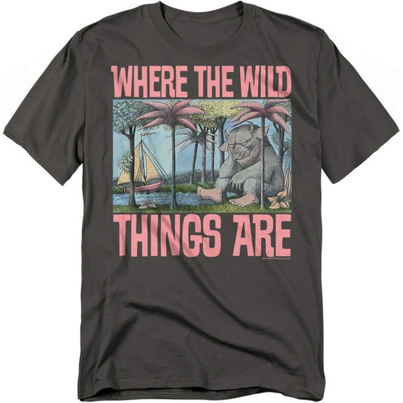 Where The Wild Things Are T-Shirt Cover Unisex Graphic Tee for Men & Women