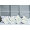 thumbnail image 2 of Ambesonne White Throw Pillow Cover 4 Pack, Feather Peacock Vintage, 18", Mint Green Yellow, 2 of 5