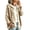 Beige, variant on Women's Leopard Print Sweater Long Sleeve Open Front Knit Hooded Cardigan Loose Fit Vintage Cheetah Print Tops Casual Lightweight Fall Jacket