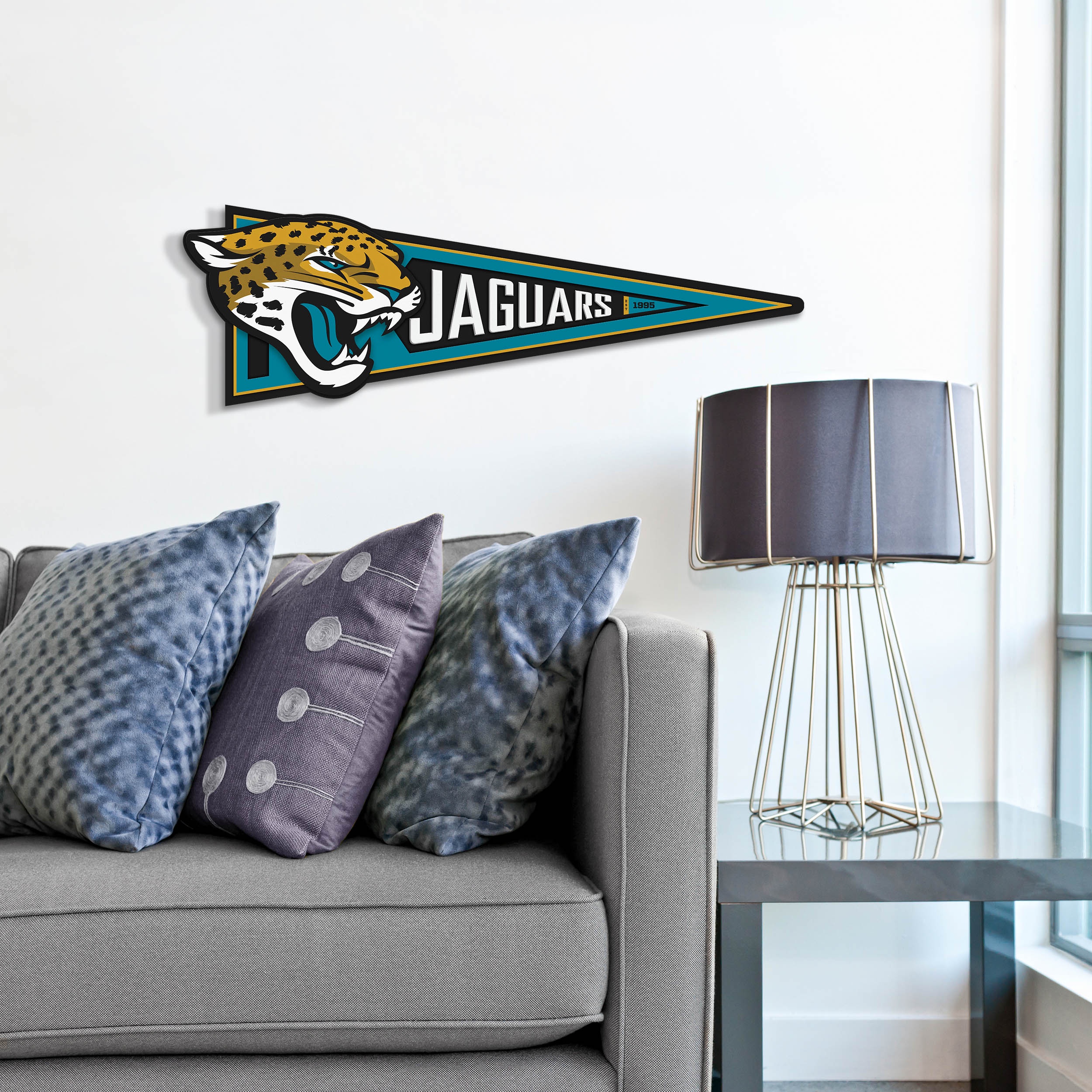 YouTheFan NFL Jacksonville Jaguars Pennant Sign