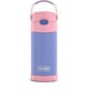 thumbnail image 2 of Termo para Niños FUNTAINER Botella de Agua 350 mL con Pajilla Morado/Rosa, 2 of 7