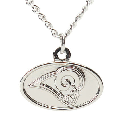 Los Angeles Rams WinCraft Women's Logo Necklace - Silver - No (Best Jewelry In The Los Angeles Jewelry District)