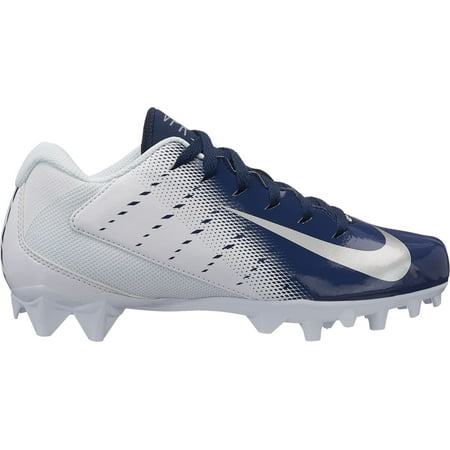 Nike Kids' Vapor Varsity 3 Football Cleats White/Navy 3